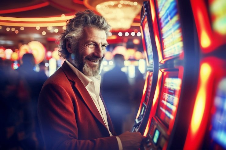 Push Gaming baccarat table with live croupier
